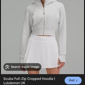 Lululemon scuba crop hoodie zip
